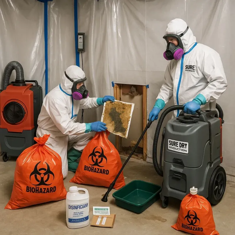 Contaminated Water Handling Protocols process in Carthage, NC